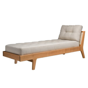 Sun Lounger Modern Style With Rattan