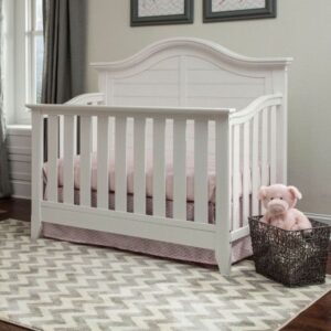 UK BABY COT WHITE ROYALE FURNITURE