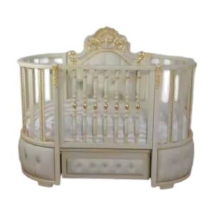 UK BABY COT CARVED MANUFACTURE