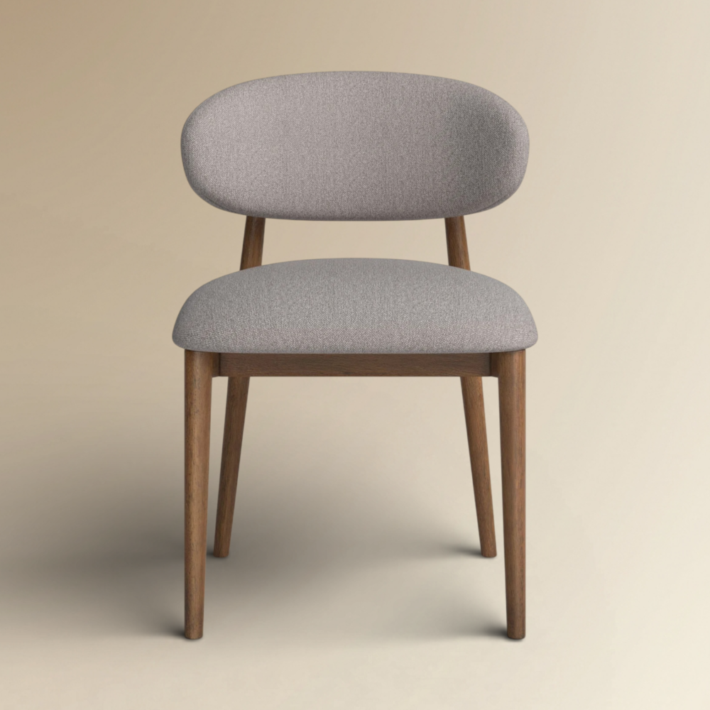 Como Chair Scandinavian Modern Curved Back Dining Chair