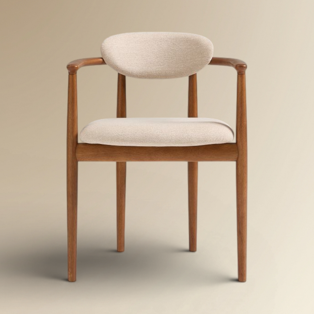 Monty Mid-Century Modern Dining Chair Premium Solid Wood Seating