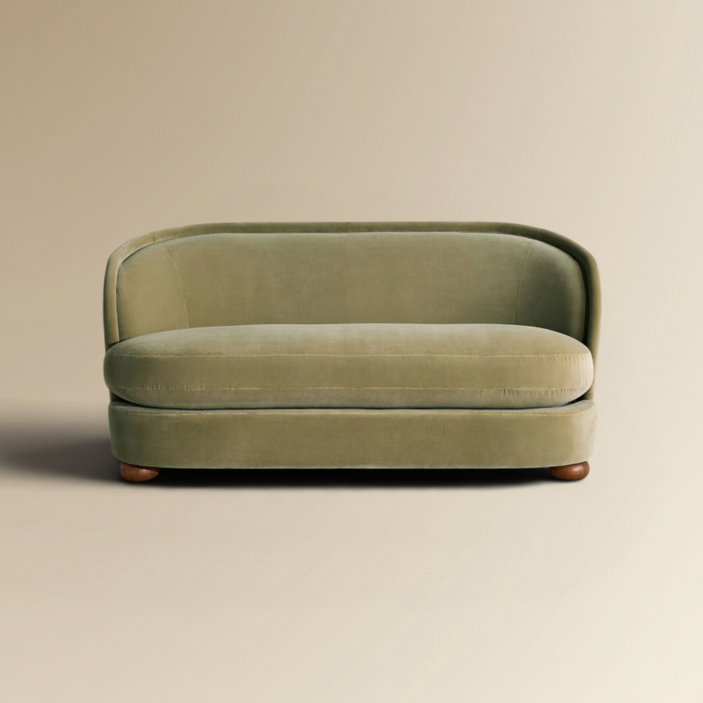 Blair Two-Seater Sofa Organic Curved Luxury