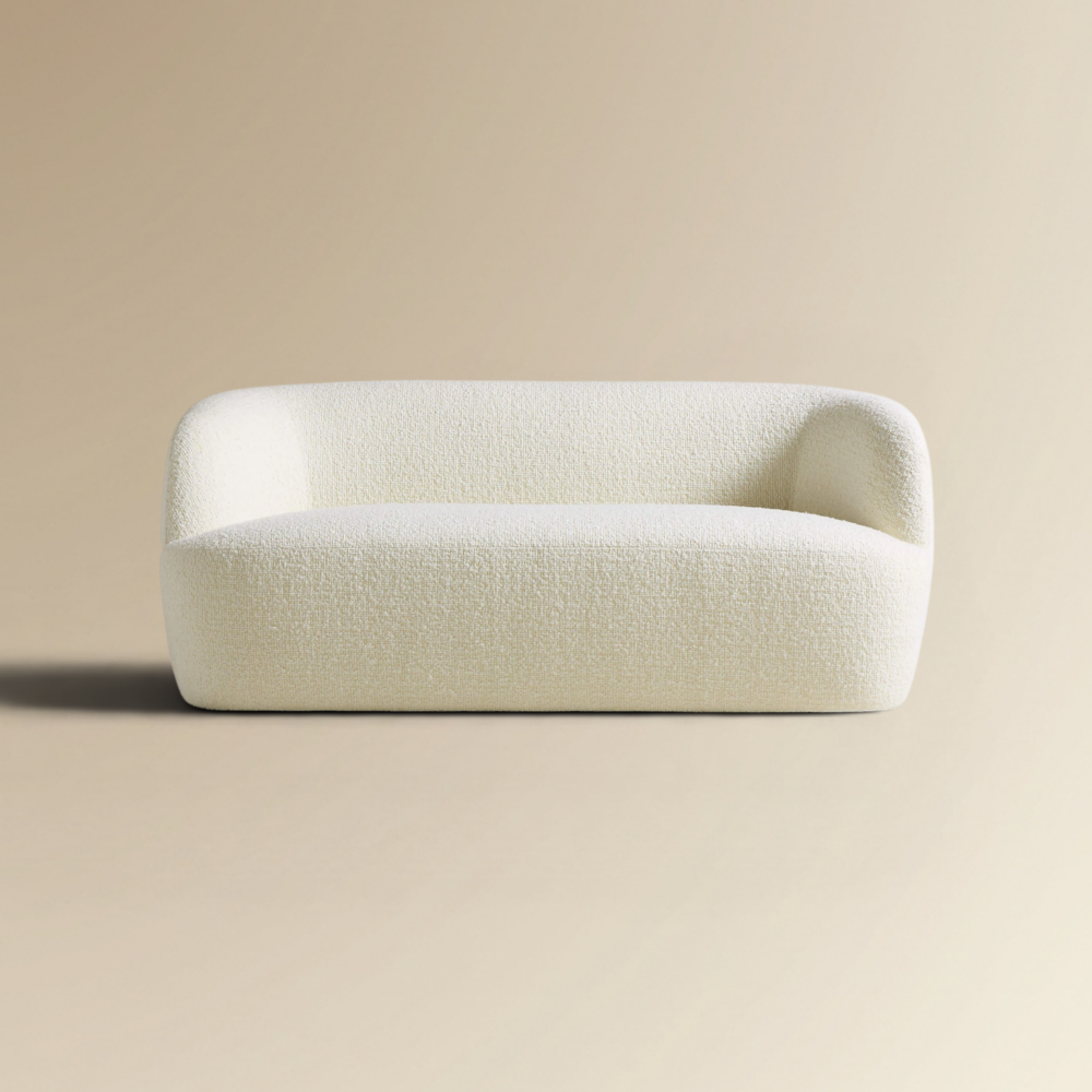 Gwynet Loveseat Sculptural Minimalist Sanctuary