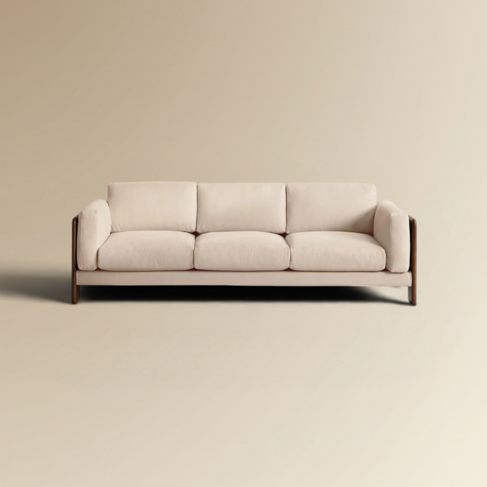 Marcia Three-Seater Sofa Refined Architectural Comfort