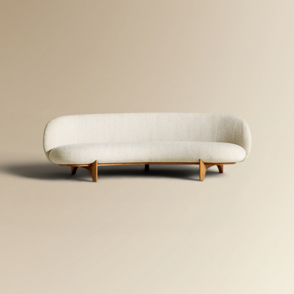 Newt Curved Sofa Nordic Sophistication
