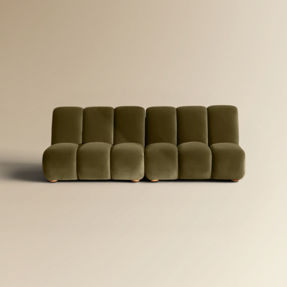 Noelle Modular Sofa Channeled Luxury