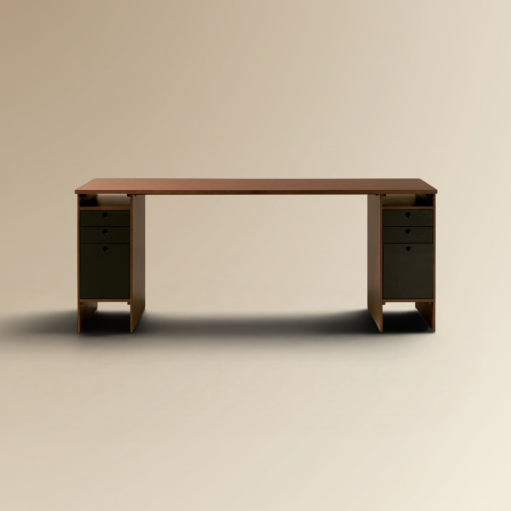 Proust Desk Mid-Century Rationalism & Geometric Texture